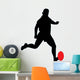 Rugby Kicker Silhouette Wall Decal