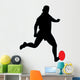 Rugby Kicker Silhouette Wall Decal