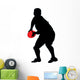 Rugby Silhouette Wall Decal