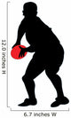 Rugby Silhouette Wall Decal