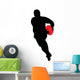 Running Rugby Silhouette Wall Decal