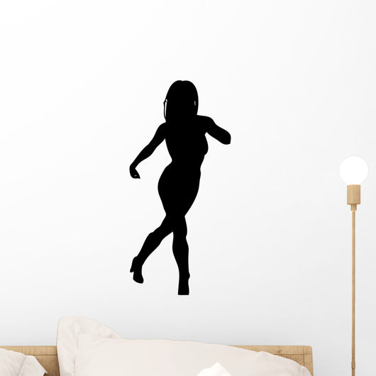 Woman Attractive Dancing Hands Wall Decal