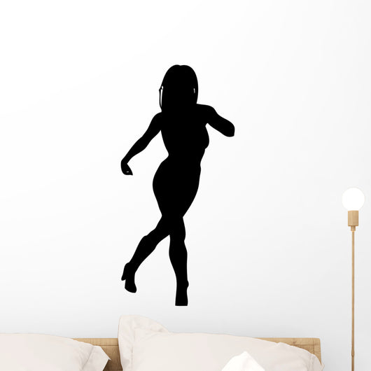 Woman Attractive Dancing Hands Wall Decal