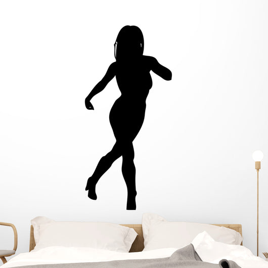 Woman Attractive Dancing Hands Wall Decal