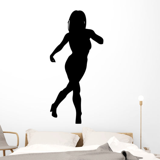 Woman Attractive Dancing Hands Wall Decal