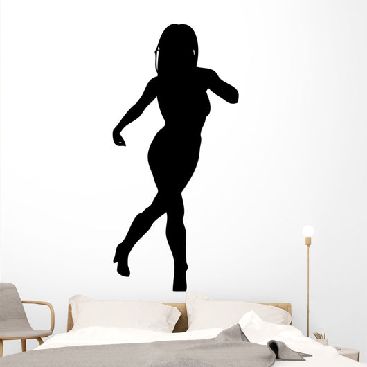 Woman Attractive Dancing Hands Wall Decal