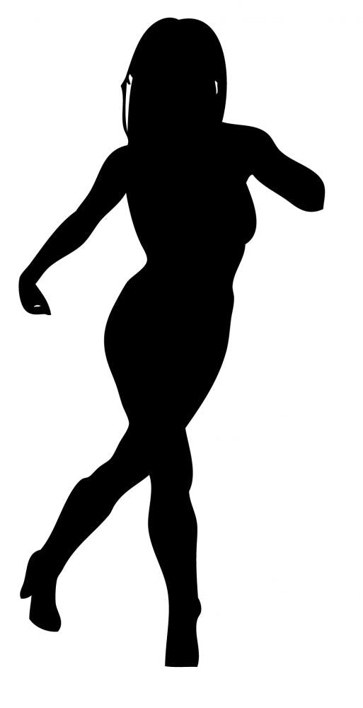 Woman Attractive Dancing Hands Wall Decal