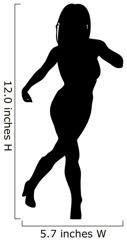 Woman Attractive Dancing Hands Wall Decal