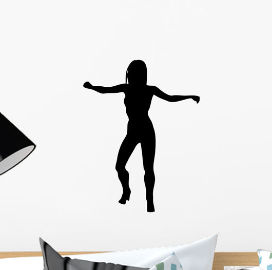 Woman Attractive Dancing Proud Wall Decal