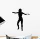 Woman Attractive Dancing Proud Wall Decal