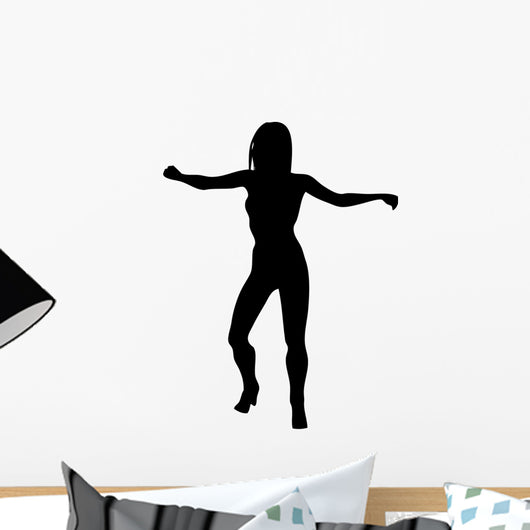 Woman Attractive Dancing Proud Wall Decal