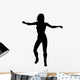 Woman Attractive Dancing Proud Wall Decal