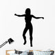 Woman Attractive Dancing Proud Wall Decal