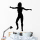 Woman Attractive Dancing Proud Wall Decal