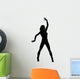 Woman Attractive Dancing 2 Wall Decal