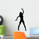 Woman Attractive Dancing 2 Wall Decal