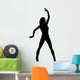 Woman Attractive Dancing 2 Wall Decal