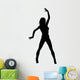 Woman Attractive Dancing 2 Wall Decal