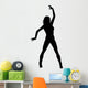 Woman Attractive Dancing 2 Wall Decal