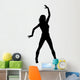 Woman Attractive Dancing 2 Wall Decal