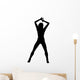 Woman Attractive Dancing 4 Wall Decal