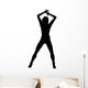 Woman Attractive Dancing 4 Wall Decal