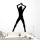 Woman Attractive Dancing 4 Wall Decal