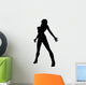 Woman Attractive Dancing 5 Wall Decal