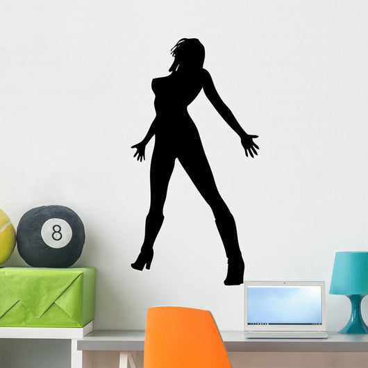 Woman Attractive Dancing 5 Wall Decal