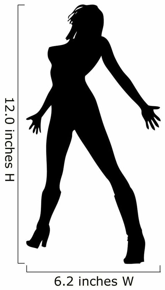 Woman Attractive Dancing 5 Wall Decal
