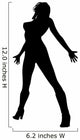 Woman Attractive Dancing 5 Wall Decal