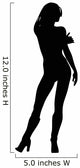 Woman Attractive Heels 1 Wall Decal