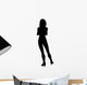 Woman Attractive Heels 2 Wall Decal