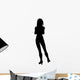 Woman Attractive Heels 2 Wall Decal