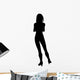 Woman Attractive Heels 2 Wall Decal