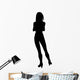 Woman Attractive Heels 2 Wall Decal