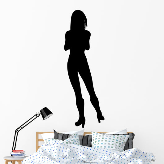 Woman Attractive Heels 2 Wall Decal
