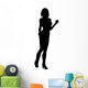 Woman Attractive Heels Standing1 Wall Decal