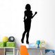 Woman Attractive Heels Standing1 Wall Decal