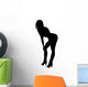 Woman Bending over Provocative Wall Decal
