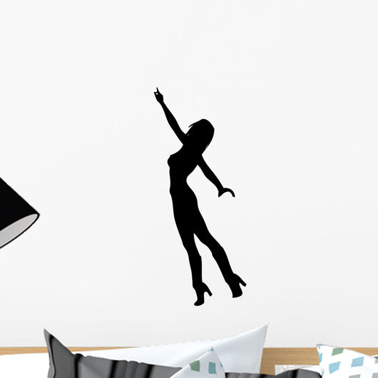 Woman Dancing 6 Silhouette Wall Decal