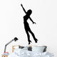 Woman Dancing 6 Silhouette Wall Decal