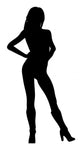 Woman Hands Hips Heels Wall Decal
