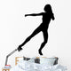 Woman Punch Kick Karate Wall Decal