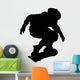 Skate Boarding Silhouette Wall Decal