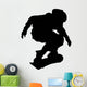 Skate Boarding Silhouette Wall Decal