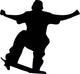 Skate Boarding Silhouette Wall Decal