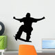 Skate Boarding Silhouette Wall Decal