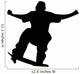 Skate Boarding Silhouette Wall Decal
