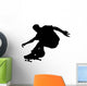 Skate Boarding Silhouette Wall Decal